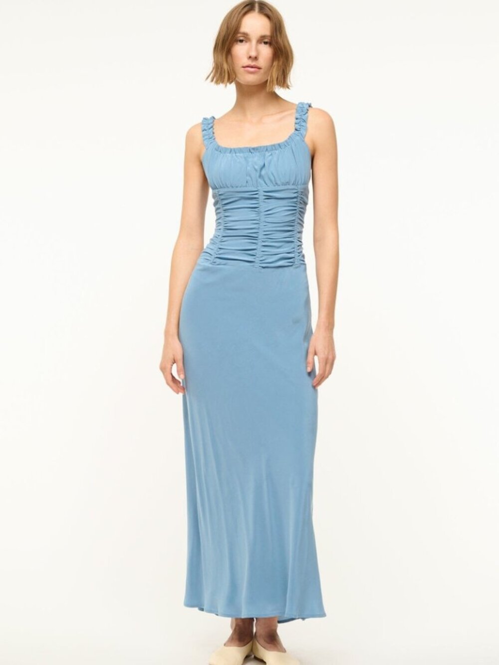 Staud Nic Silk Maxi Dress